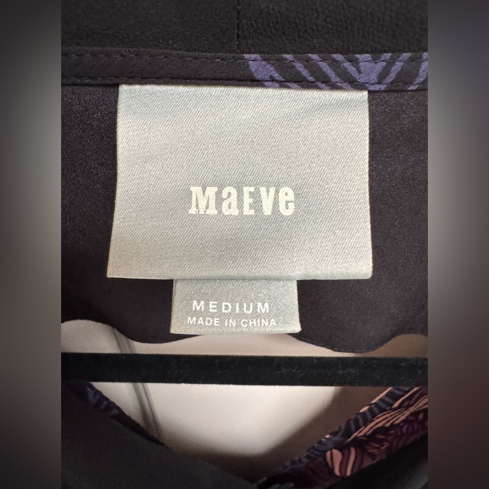 Maeve Bretin Floral Bow Tie Midi Dress - Picture 5 of 7